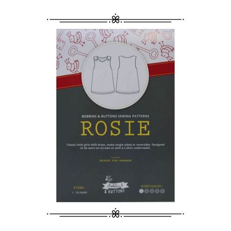 Bobbins And Buttons Rosie Shift Dress Pattern Pouch Nest