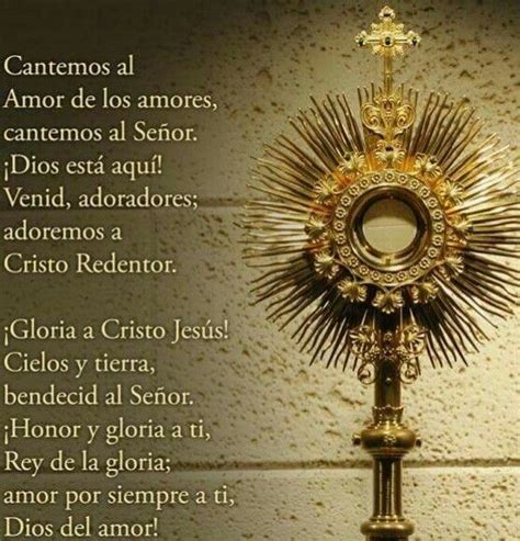 Cantos Para El Santisimo Sacramento Del Altar