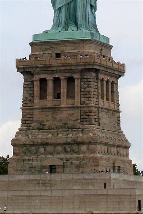 The Pedestal Of The Statue Of Liberty Is A Pure Example Of Classic