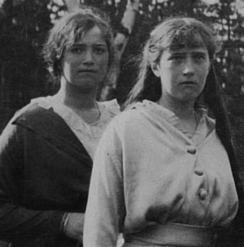 Grand Duchess Maria And Anastasia Nikolaevna Romanov 1917 Anastasia