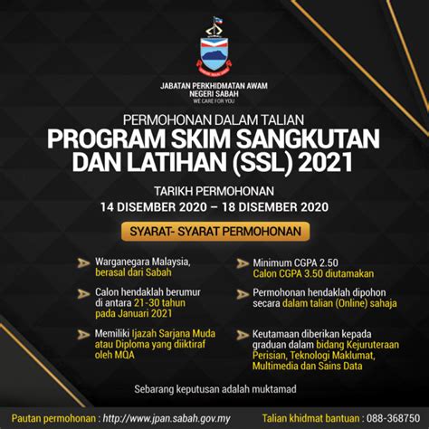 Program skim latihan 1 malaysia (sl1m) menurut laman web rasmi unit perancang ekonomi, jpm adalah program yang diwujudkan bagi meningkatkan tahap kebolehpasaran (employability) atau keupayaan graduan untuk mendapat pekerjaan. Tawaran Skim Sangkutan & Latihan (SSL) Tahun 2021 Buat ...