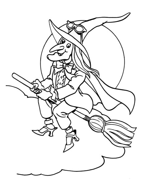 Free Printable Witch Coloring Pages