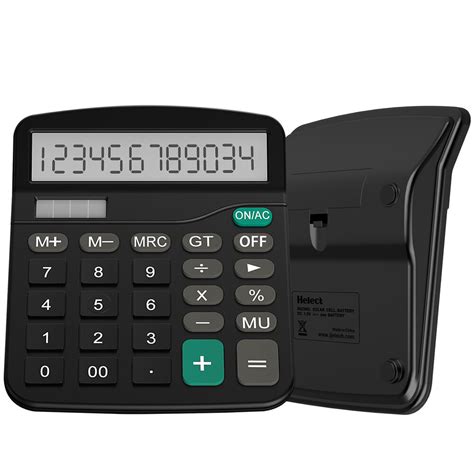 Helect 1001 Calculator Standard Function Desktop Calculator With Lcd