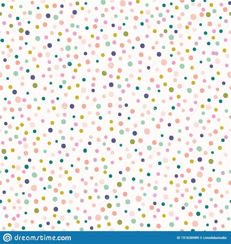 Check spelling or type a new query. Hand Drawn Cute Polka Dot Confetti Pattern. Summer Vector ...