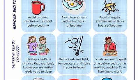 sleep hygiene worksheet