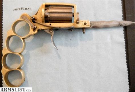 Armslist For Saletrade Extremely Rare Apache Knuckle Duster Revolver