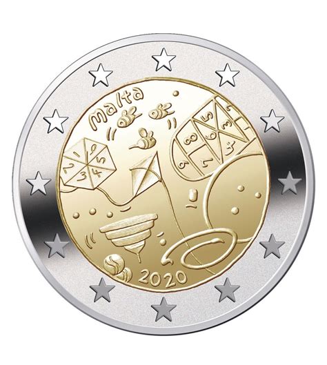 2 Euro Commémorative Malte 2020 Jeux Elysées Numismatique