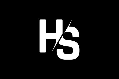 Monogram Hs Logo Design Graphic By Greenlines Studios · Creative Fabrica