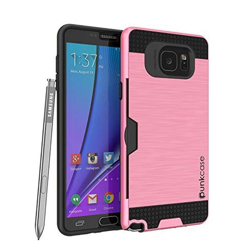 Galaxy Note 5 Case Punkcase Slot Series Slim Fit Dual Layer Armor Cover Wintegrated Anti