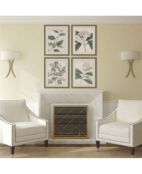 Paragon Picture Gallery Paragon Botanicals Framed Wall Art Set Of 4 22