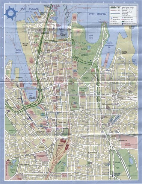 Sydney For Tourists Map High Quality Maps Of Sydney For Tourists