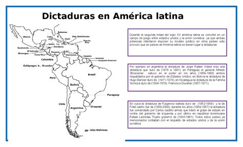 Dictaduras De America Latina En El Siglo Xx Dictaduras En Am Rica
