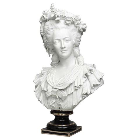 19th Century Life Sized Porcelain Bust Of A French Noblewoman For Sale