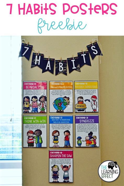 7 Habits Posters Leader In Me 7 Habits Posters 7 Habits