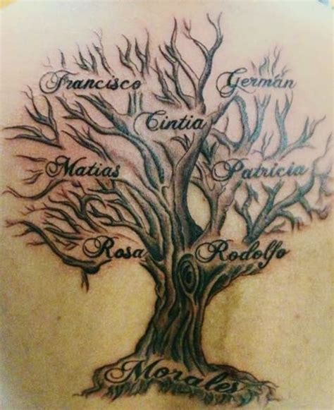 Tatuajes De Arbol Genealogico Con Nombres Actualizado Enero The Best