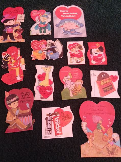 1980s Valentines Vintage Valentine Cards 80s Toys Vintage Valentines