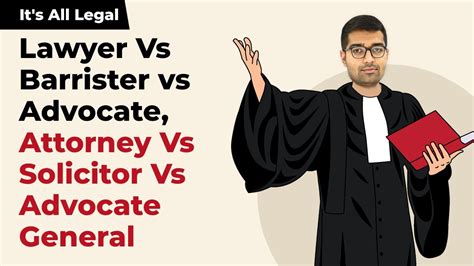 Difference Between Lawyer Barrister Advocate Attorney General Solicitor Generaladvocate