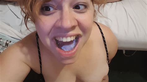 Slut Is So Happy To Have A Big Mouthful Of Cum Cum Face Generatorcum