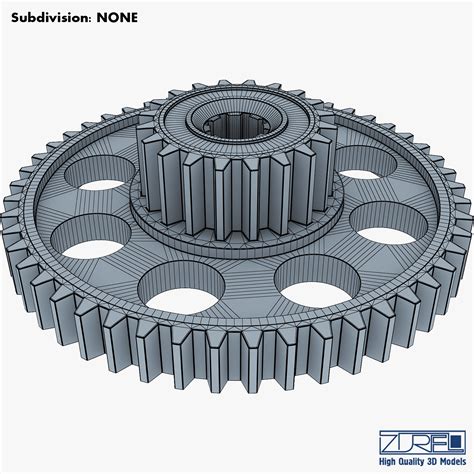 3d Gears Set V 1 Turbosquid 1284382