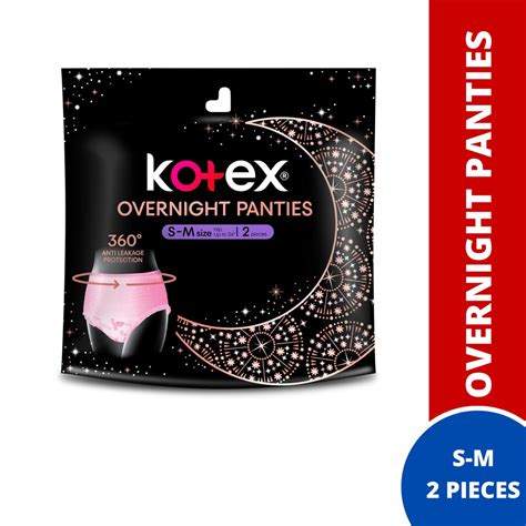 Kotex Overnight Panties Sml Shopee Malaysia