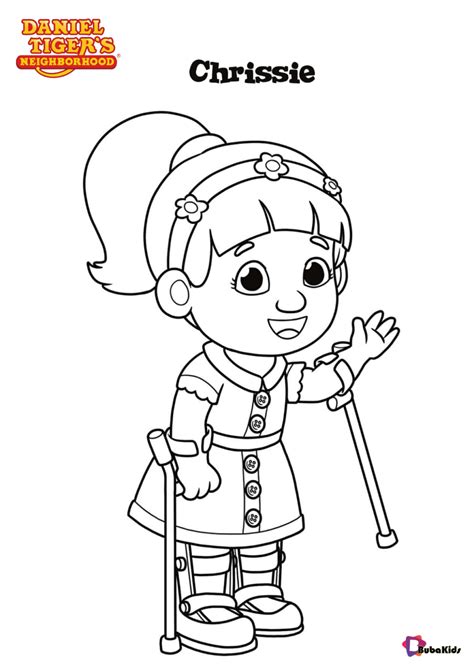 There are also a few covers and illustrations from student. Chrissie coloring page Daniel Tigers Neighborhood tv ...