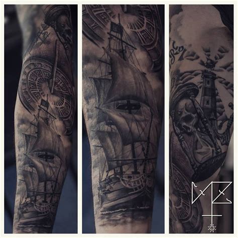 Black Grey Arm Tattoo Nikolaos Zachariadis Trueartists