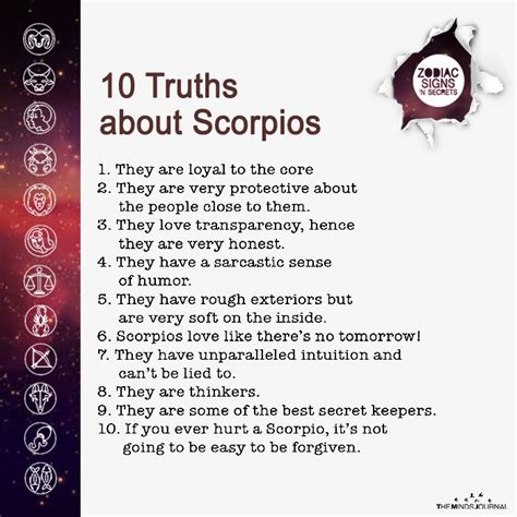 10 Truths About Scorpios 10 Truths About