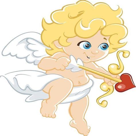 Angel Heart Angel Cartoon Valentine Picture Valentines Clip
