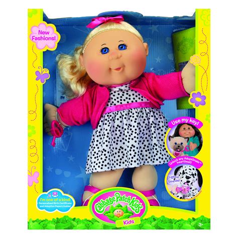 Cabbage Patch Kids 14 Kids Blonde Hairblue Eye Girl Doll In Trendy