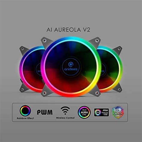 Anidees Ai Crystal Xl Rgb V3 Full Tower Tempered Glass Pc Case System