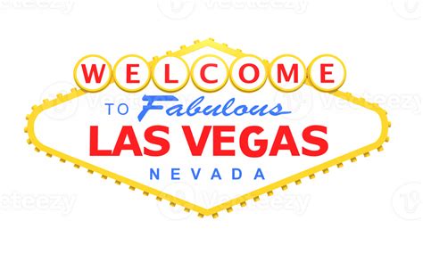 Las Vegas Welcome Sign Transparent 25278225 Png