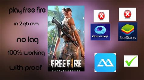 Free fire (gameloop) latest version: how to play free fire in 2 gb ram pc or laptop @booker ...