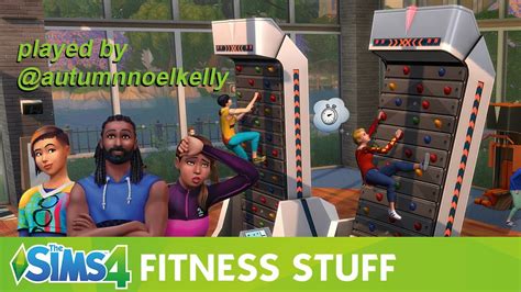 Lets Play Sims 4 Fitness Stuff Youtube