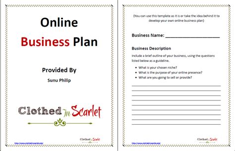 Free Online Business Plan Template