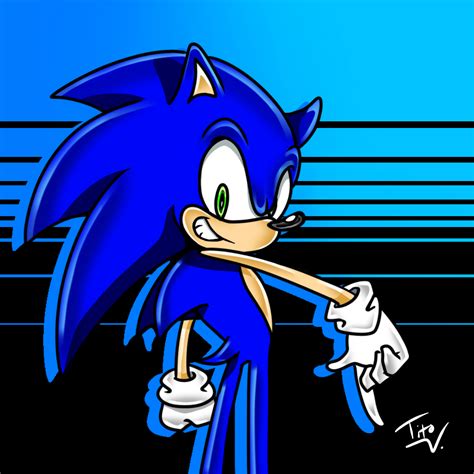 Sonic Adventure Style Sonic Attempt By Titotheog On Deviantart
