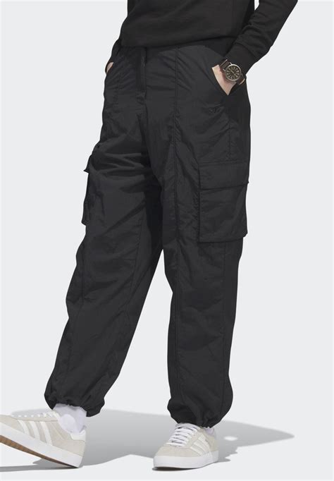 Adidas Originals Premium Essentials Cargo Trousers Black Zalando