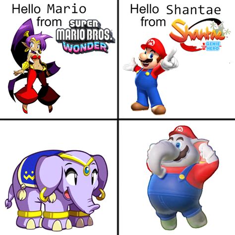 Hello Mario Hello Yoshi From Super Mario Know Your Meme