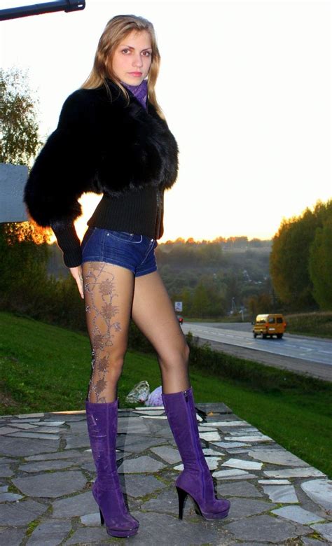 The Boots And Nylons Are Both Hot Pantyhose Pinterest Stockings Hosiery And Legs