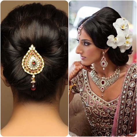 With the craze of straighteners you can simply use a bit of heat on your tresses and get a neat and sleek hairdo. Indian Wedding Hairstyles For Brides 2017-2018 | Stylo Planet