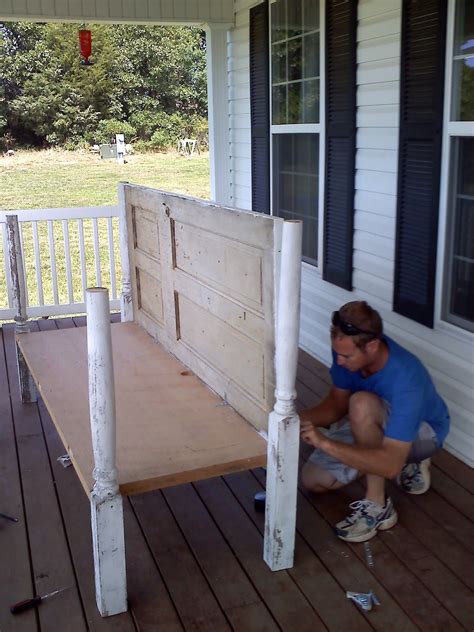 Start your day off right with a custom mug! Redneck Martha Stewart: Daybed for porch made out of old ...