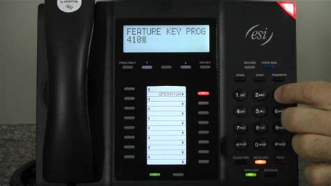 Programmable Feature Keys On An Esi Phone System Nw Telecom Systems