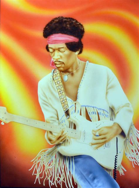 Best Jimi Hendrix Paintings Drawings 50 Art Works Nsf Music