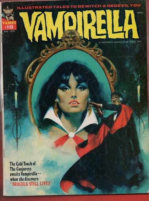 Vampirella Comic Magazine August 1972 18 Vampi By James Warren Editor