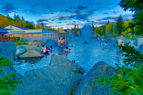 Chena hot springs resort is located in fairbanks. Chena Hot Springs Resort