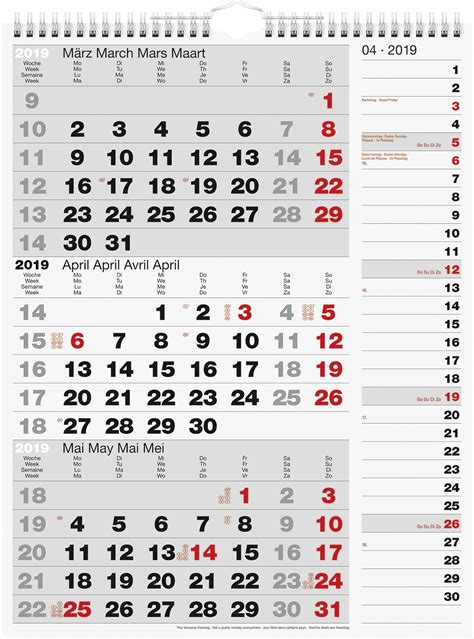 Leerer kalender für den druck januar 2021. 3 Monats Kalender Online - Kalender Plan
