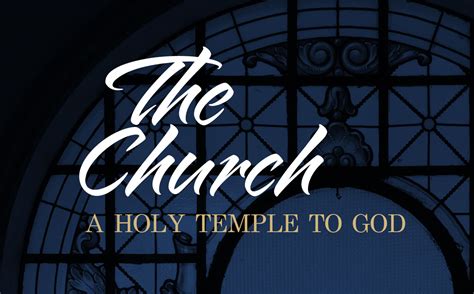the church a holy temple of god interchurch holiness convention