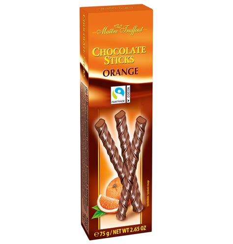 Gunz Milk Chocolate Sticks Orange 75g