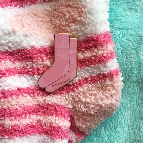 Cozy Sock Society Pin