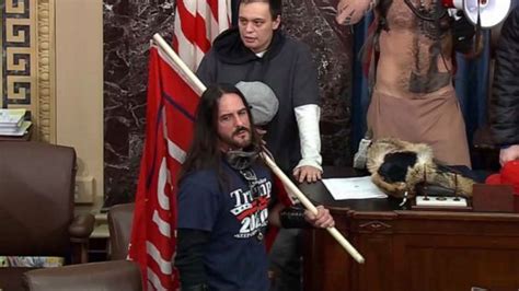 Man Who Carried Trump Flag Onto Senate Floor Pleads Guilty In Capitol
