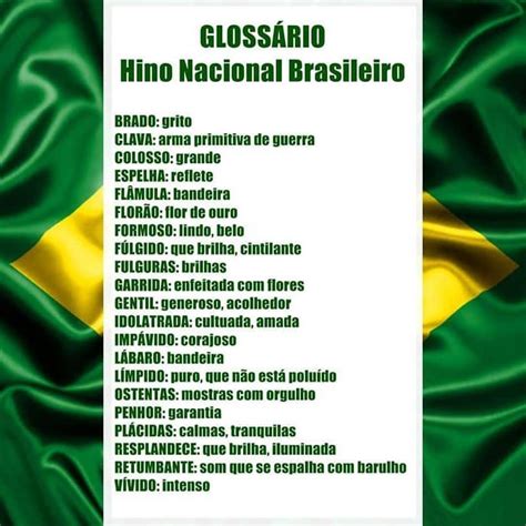 O Que Significa Placidas Do Hino Nacional Brasileiro Askschool